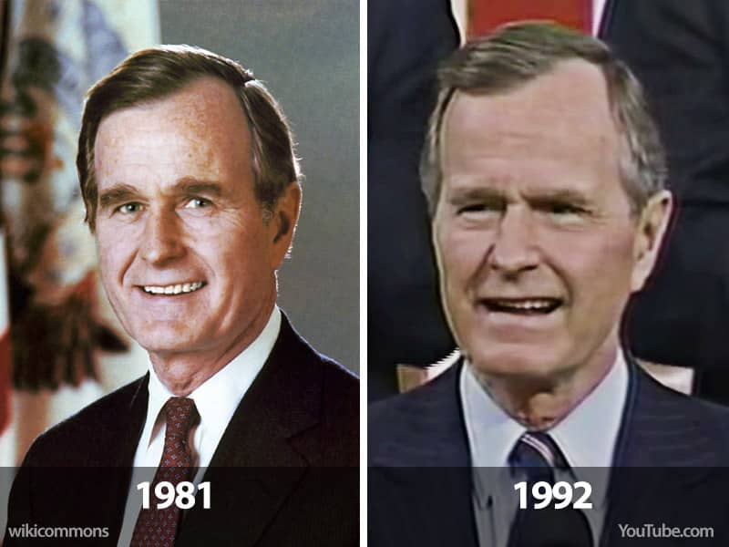 8 Stunning Photographs Of Presidents Before And After Their Term In ...